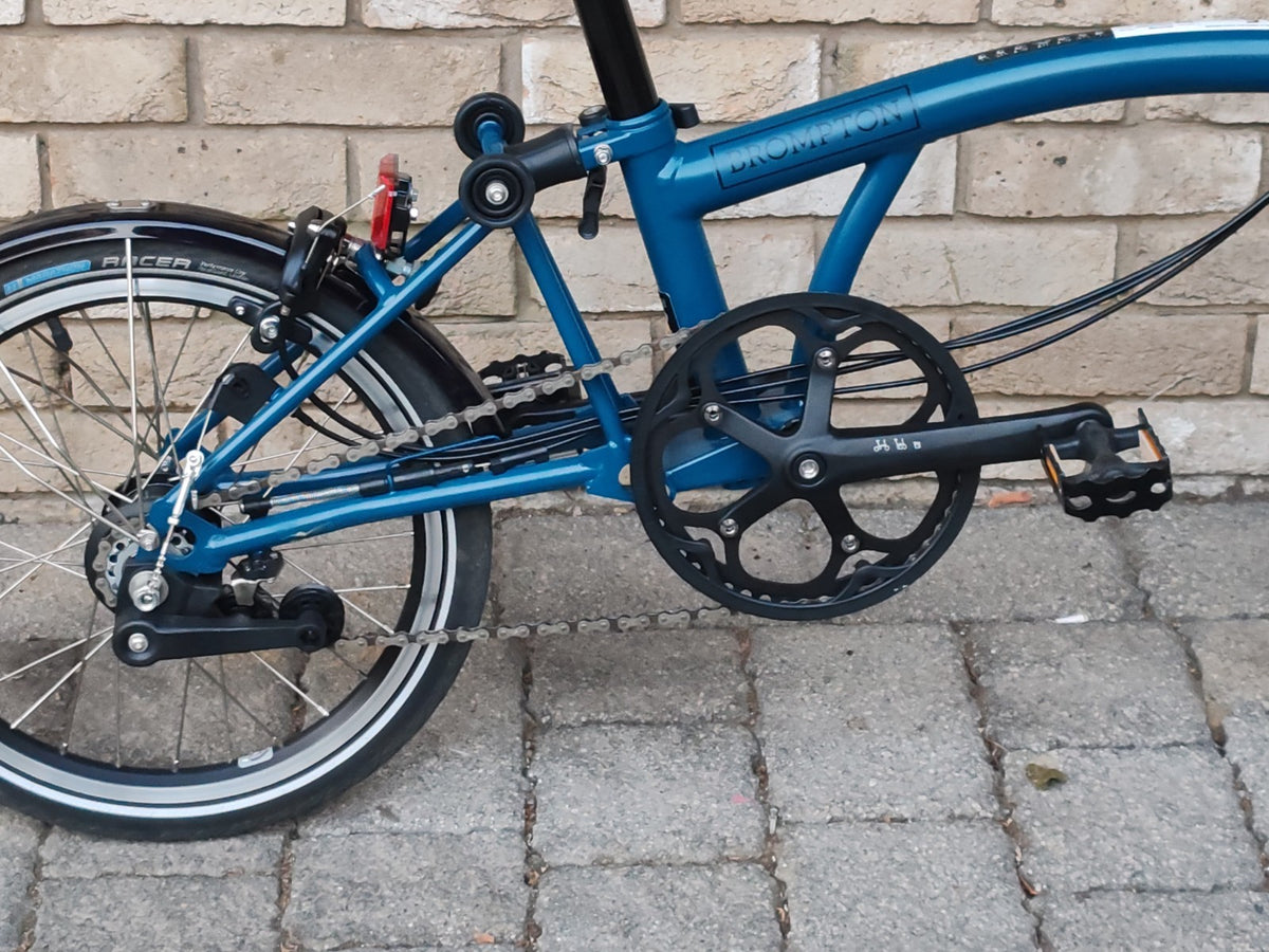 Brompton C Line 6 Speed 2025 Folding Bike Ocean Blue Pristine Condition