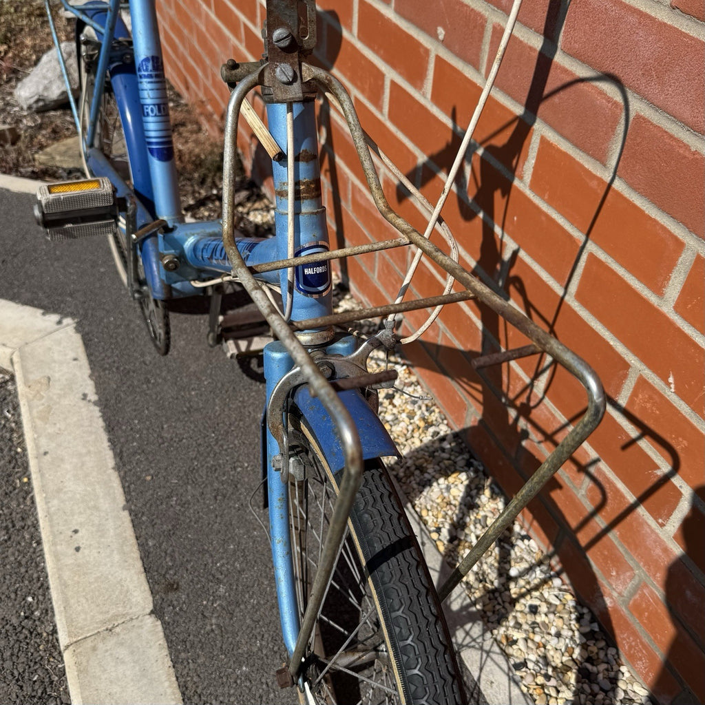 Vintage 1978-1982 Folda Folding Bicycle Retro Single Speed Original Racks & Bell