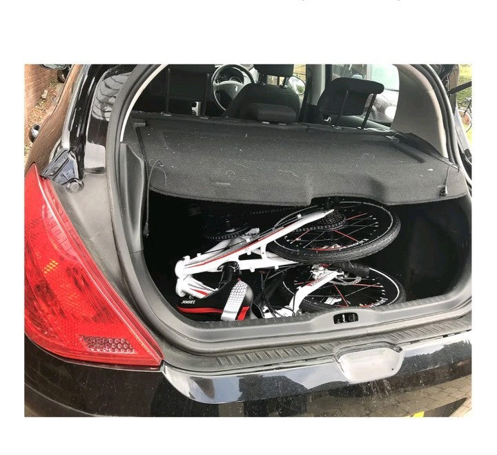 20" Lightweight Folding Bike 7 Speed Gears And Dual Brake Discs