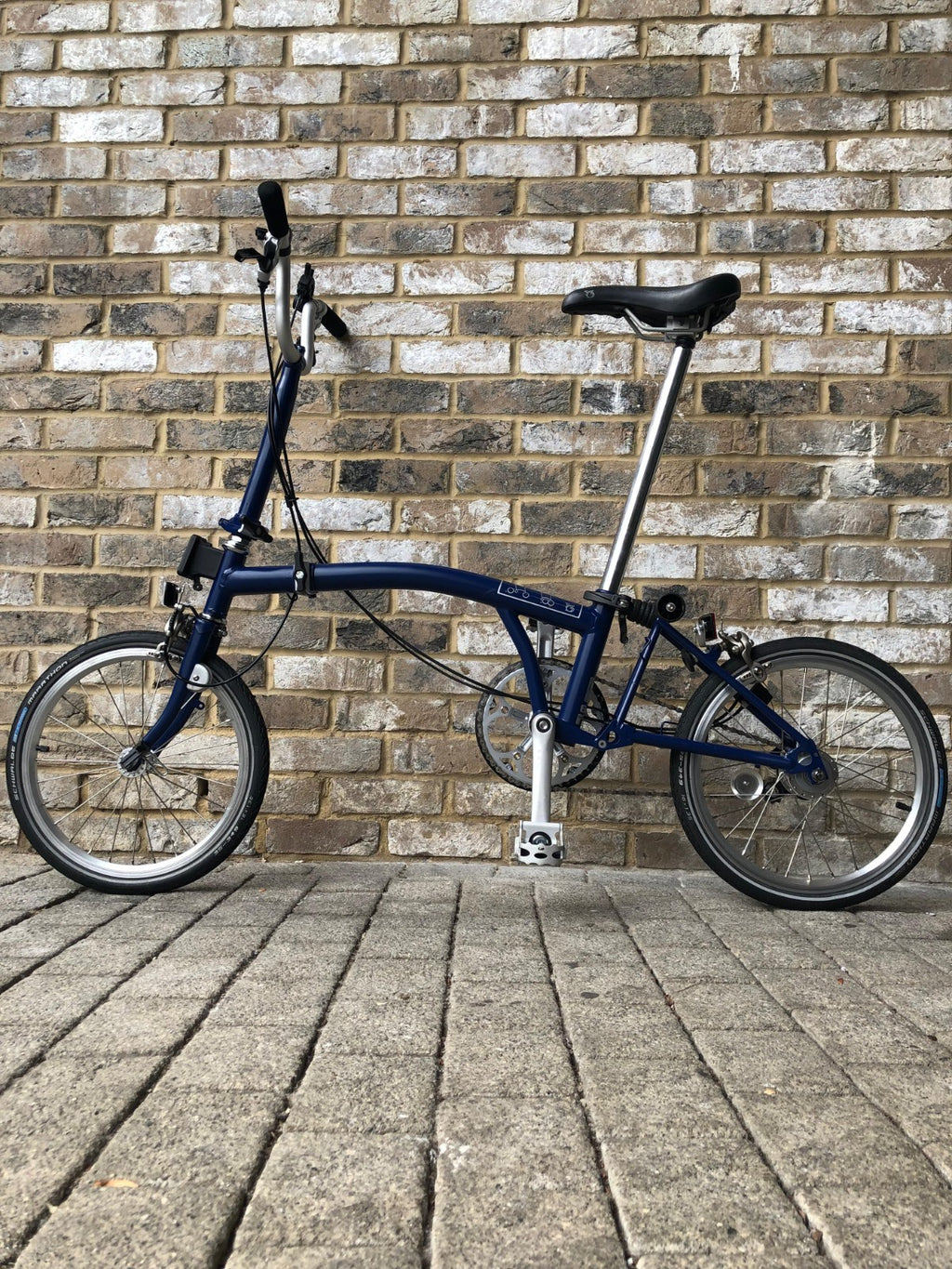 Brompton Cobalt Blue 3 Speed Mid M3L - WORLDWIDE DELIVERY