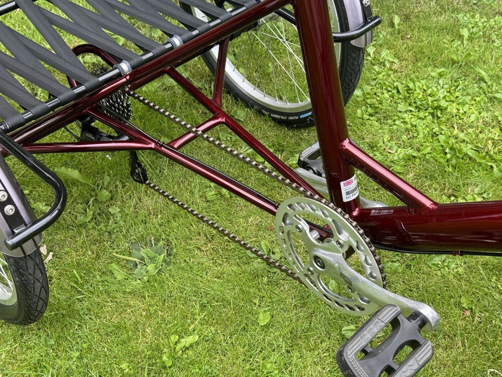 Pashley Tri-1 Folding Trike Burgundy Red - Excellent Condition