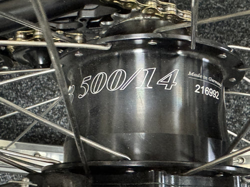 BROMPTON M6R WITH ROHLOFF CONVERSION BY KINETICS OF GLASGOW, FULLY CUSTOMISED