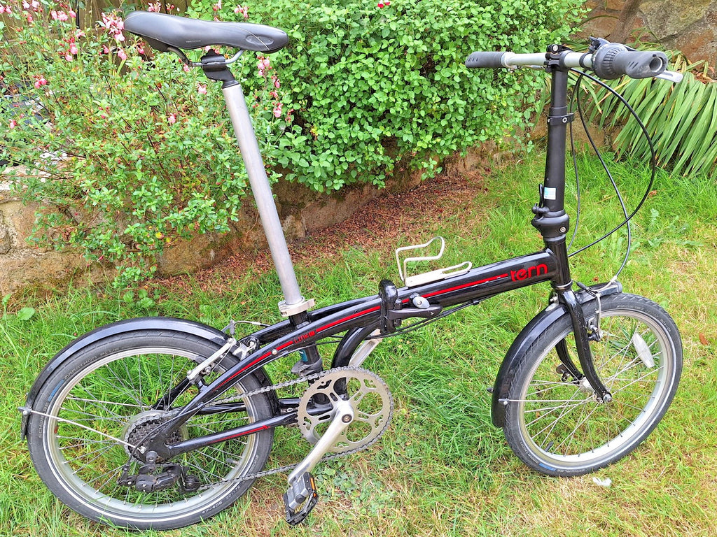 Tern Link B7 Folding Bicycle 20" 7 Speed Black Easy Carry