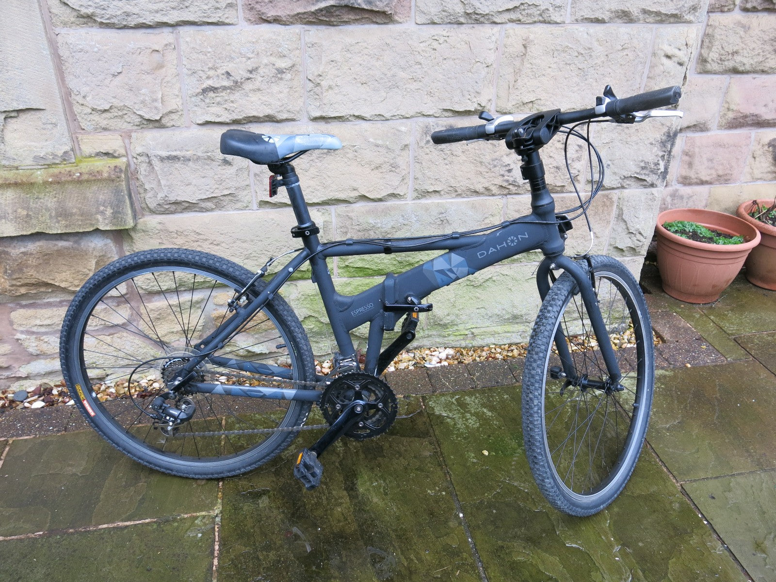 Dahon Espresso Folding Bike Black  Aluminium Frame 26 inch wheels