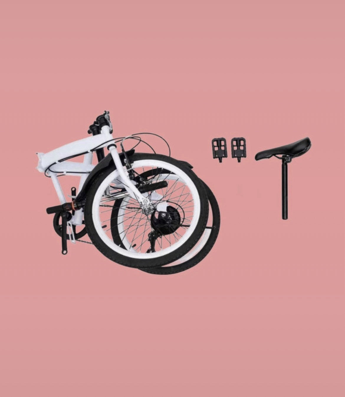 20" Folding Bike Adults Bicycle Adjustable Speed Alloy Bicycle Folding City Bike