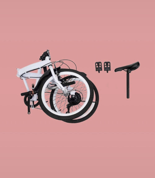 20" Folding Bike Adults Bicycle Adjustable Speed Alloy Bicycle Folding City Bike