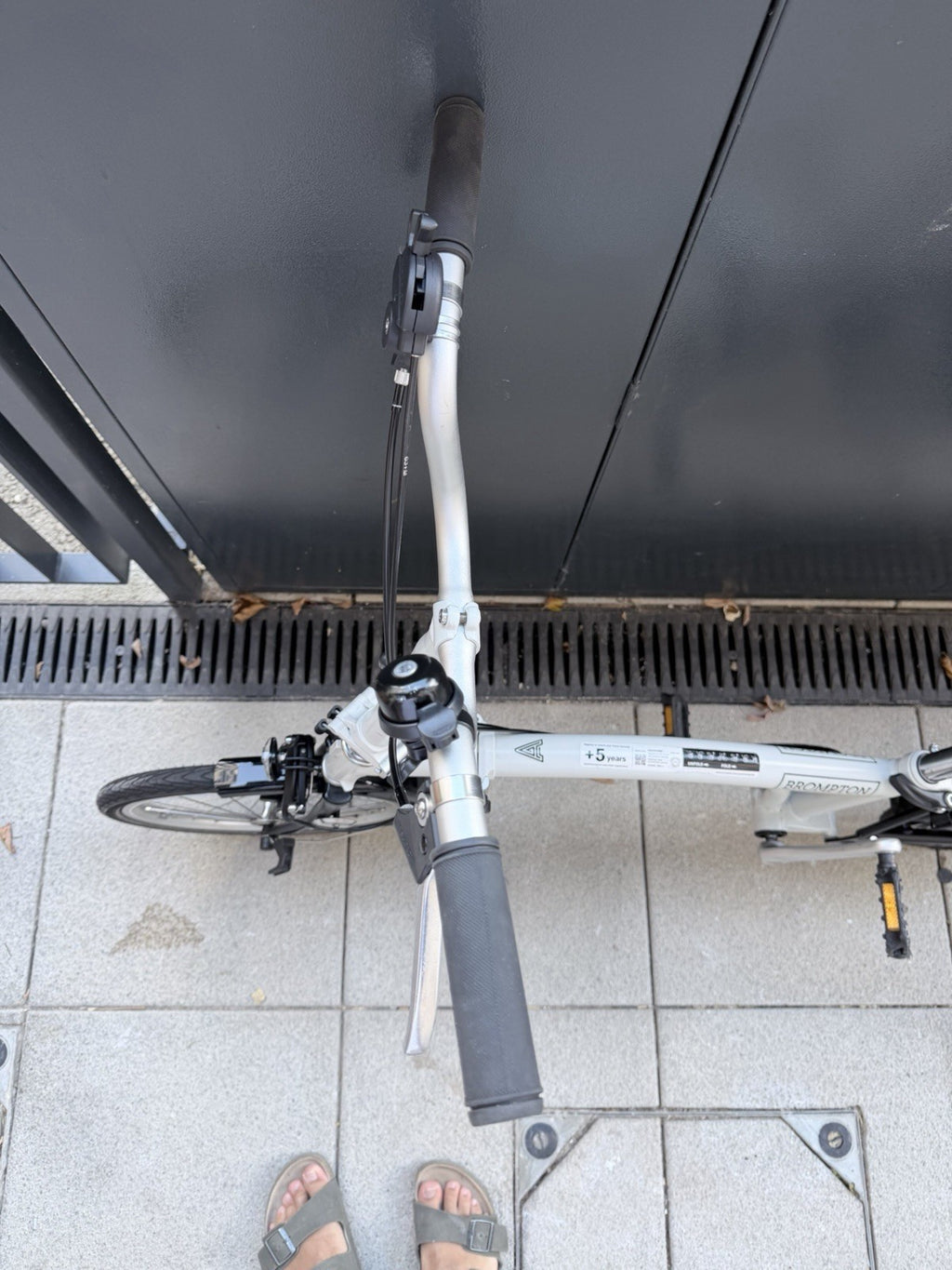 Brompton Folding Bike - A Line 3-speed - White 2024 Model