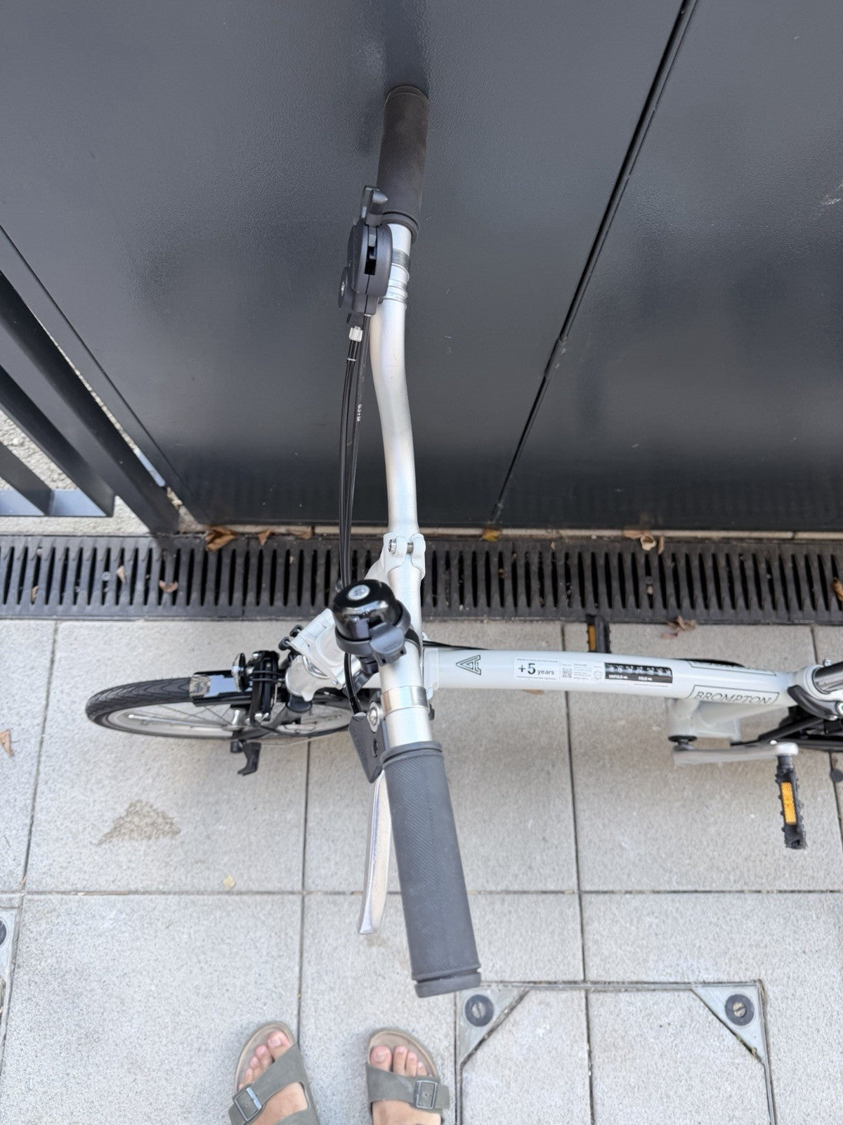 Brompton Folding Bike - A Line 3-speed - White 2024 Model