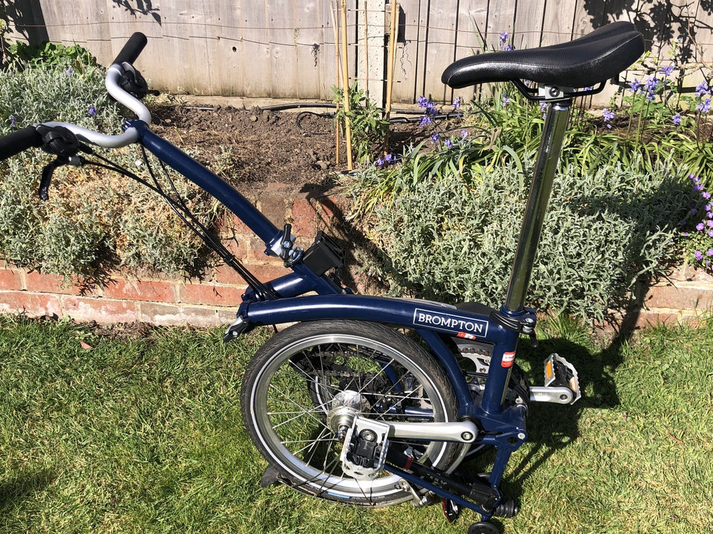 brompton folding bike 6 speed c line