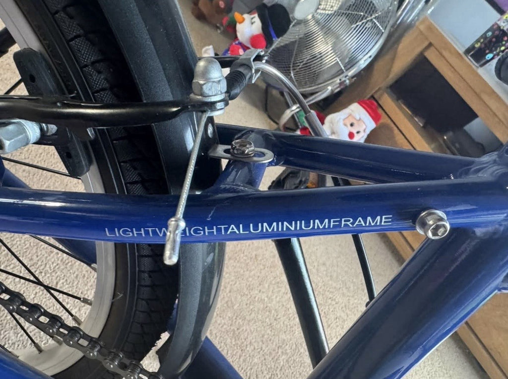 Apollo Tuck 20'' Lightweight Folding Bike Single Speed Blue