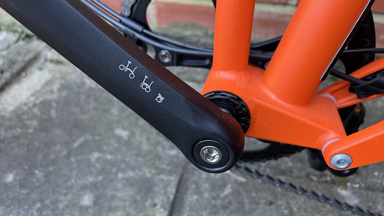 Brompton G Line 8-Speed Orange Folding Bike Brand New Never Used Large Handlebar