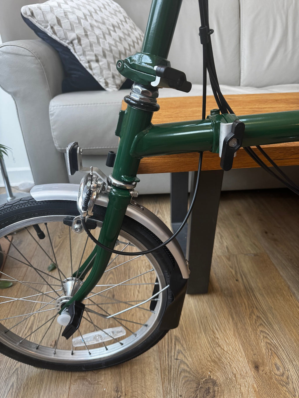 Classic 6-Speed Brompton Folding Bicycle A - Racing Green - MINT