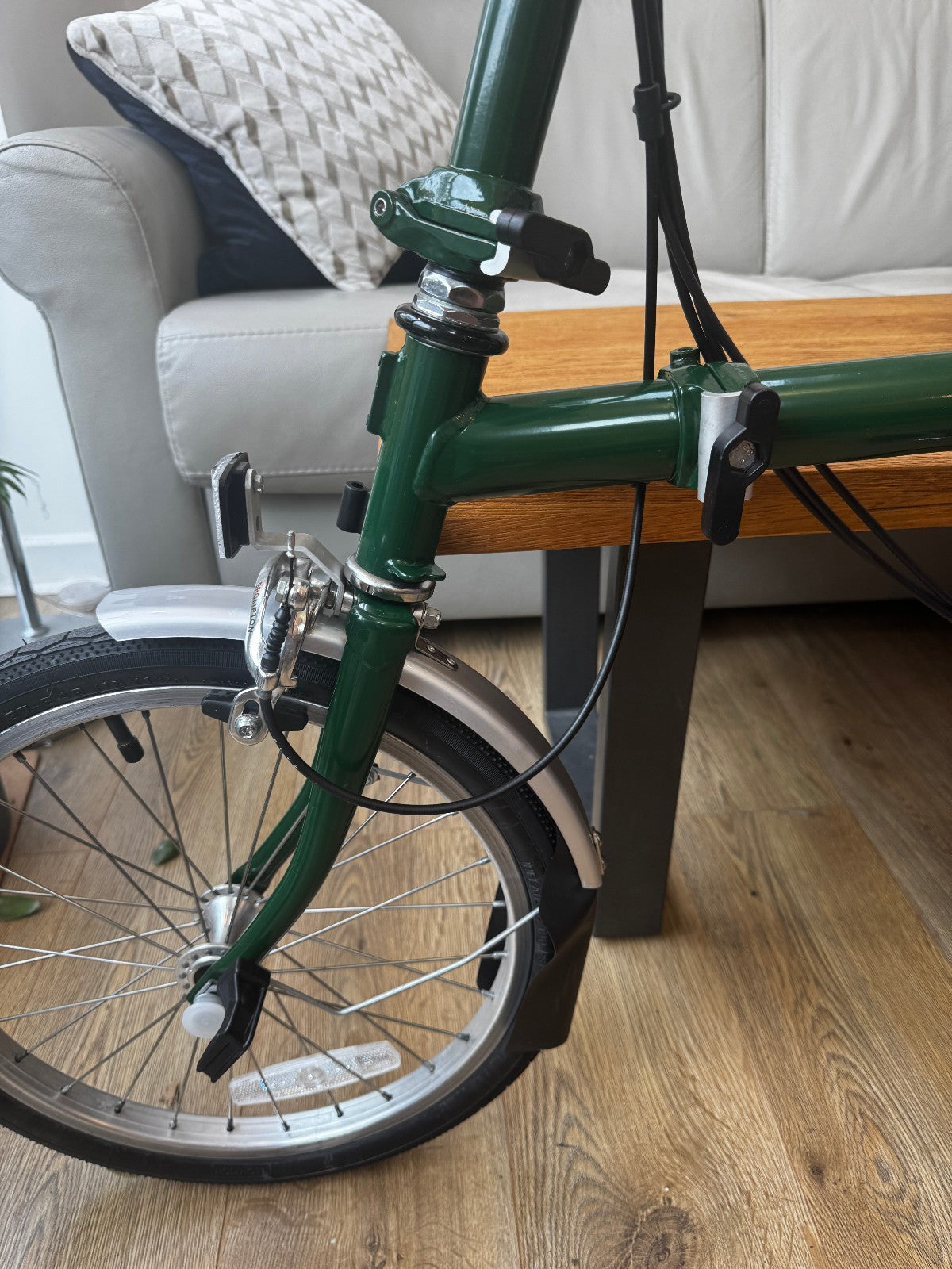 Classic 6-Speed Brompton Folding Bicycle A - Racing Green - MINT