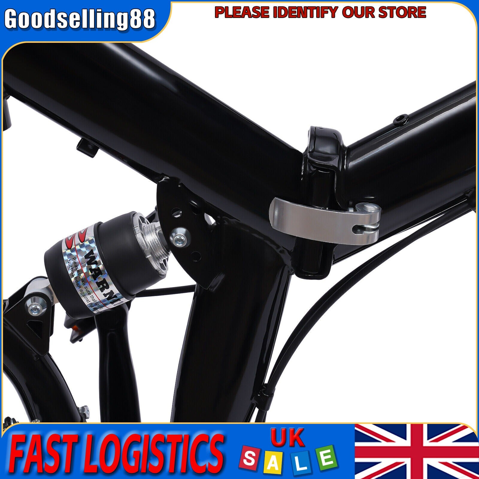 26" 21-Speed Folding Mountain Bike Foldable Bicycle Disc Brake Mountain Bike NEW
