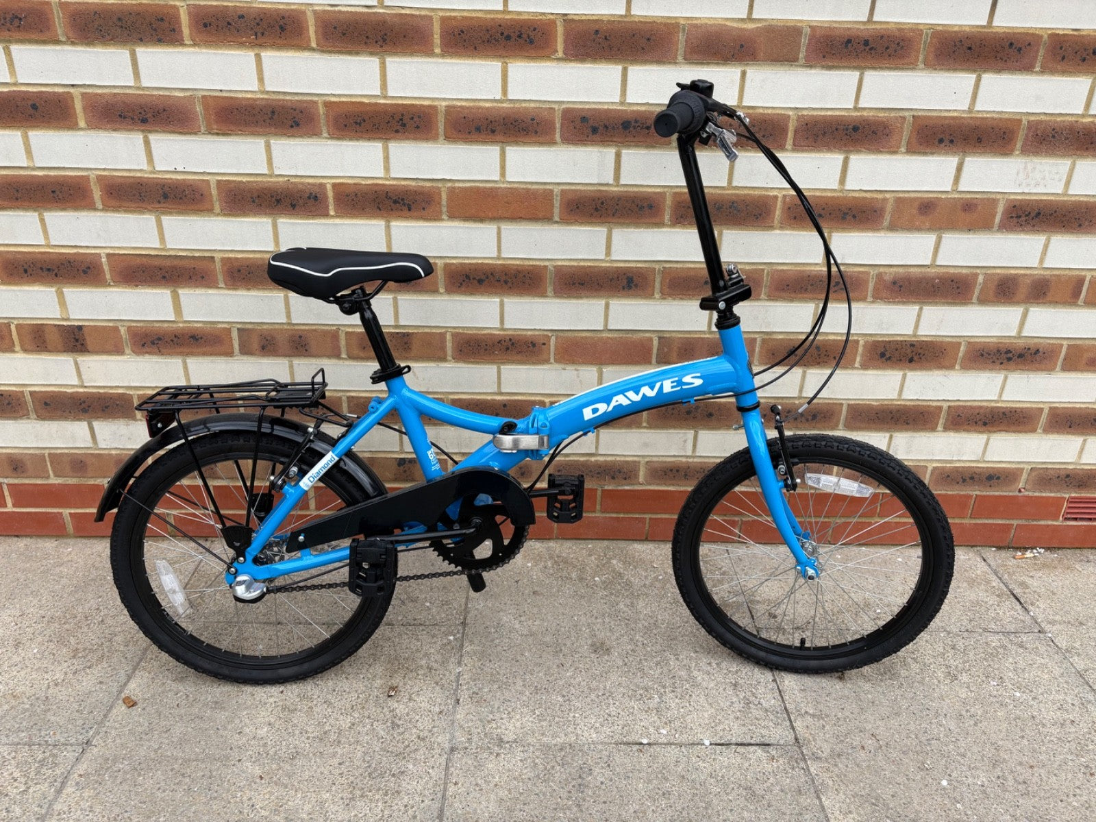 Dawes Diamond 20 inch folding bike, blue, very good condition