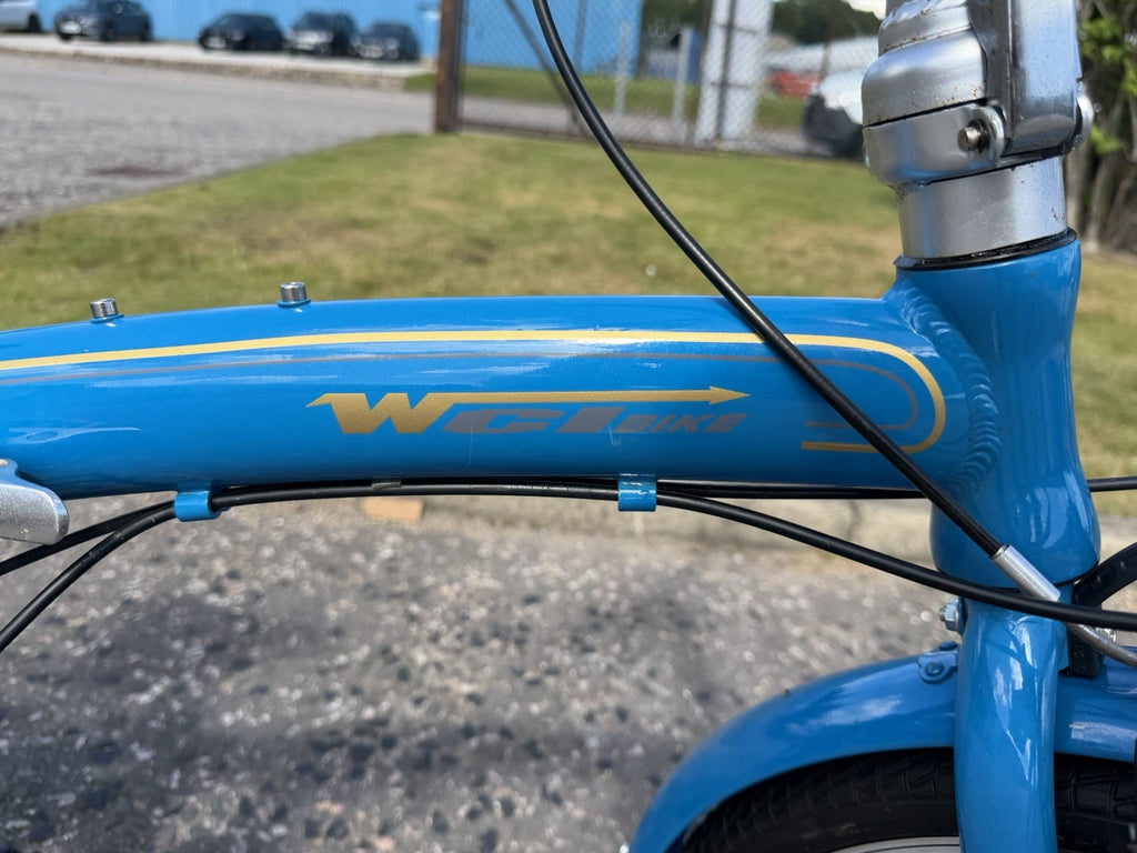 WCI Folding Bike Unisex Shimano 6 Gears Blue New