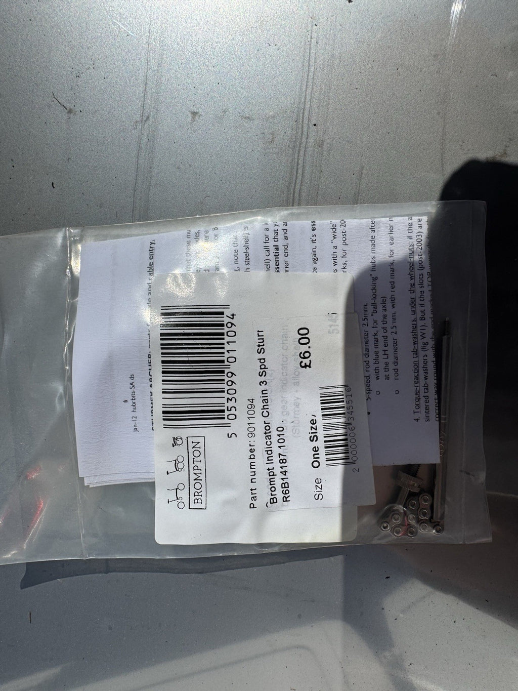 BROMPTON Various Parts Cost £135 - All NEW