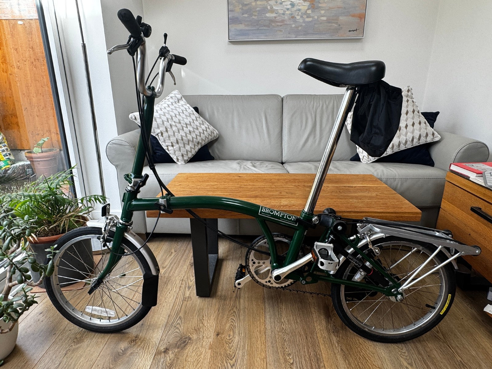 Classic 6-Speed Brompton Folding Bicycle B - Racing Green - MINT