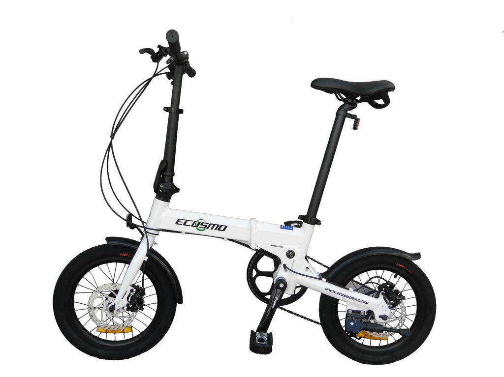 Ecosmo 16" Wheel Lightweight Alloy Folding Bicycle Bike 6 SP,Dual Disc-16AF02WR