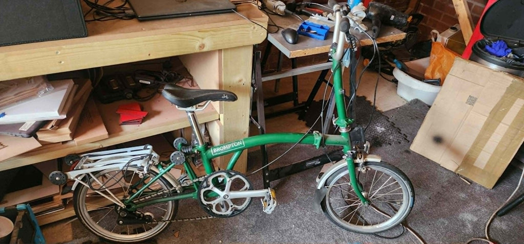 Brompton M6R Folding Bike – 2015 – Green