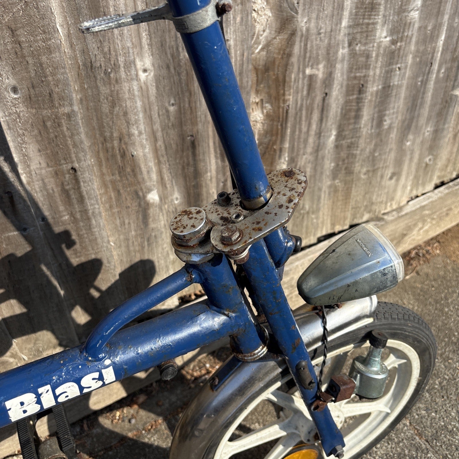 Vintage DI BLASI Folding Bike- Navy 4 Gears