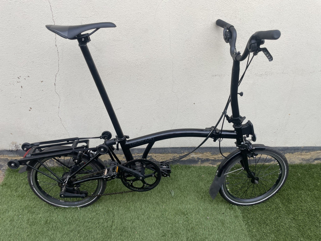 Brompton C Line M6L Black Edition Roller Rack 6‑Speed