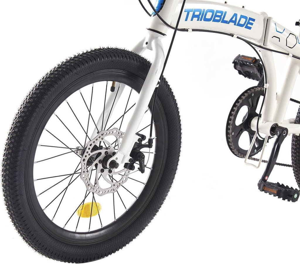 20" Foldable Lightweight Folding Bike 7-Speed Disc Brake Urban Commuter