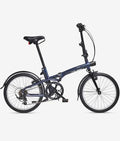 Decathlon BTWIN folding bike, 120. Grey, 6 speed