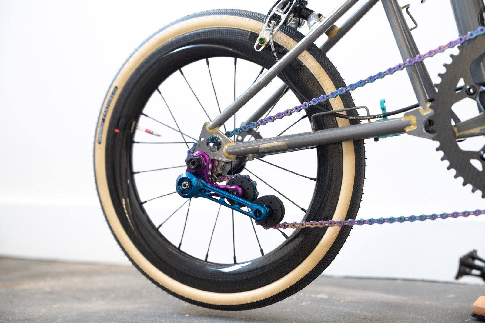 Brompton 7.7kg THM Extralite Ridea NOV SMC JCP 3D Print Ti KCNC Carbon eebrakes
