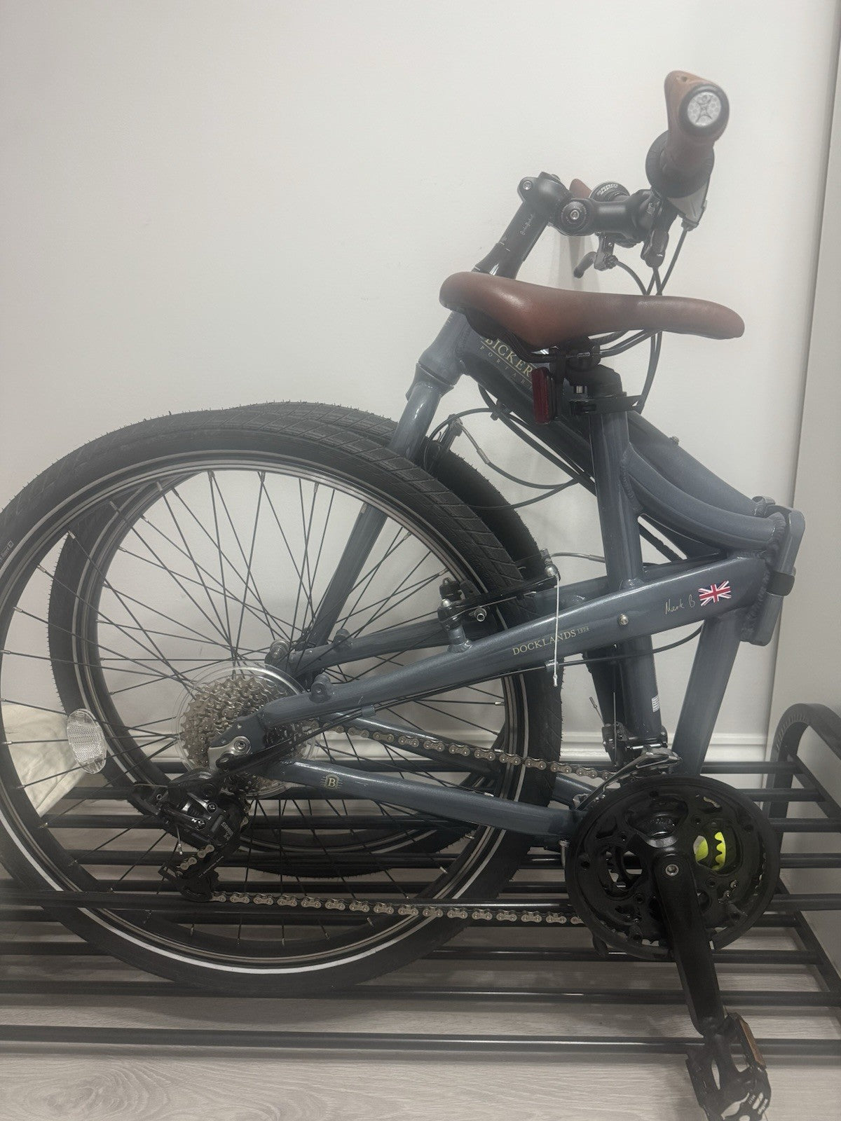 Bickerton Docklands 1824 Country 26in 24-Speed Folding Bike V-Brake Grey