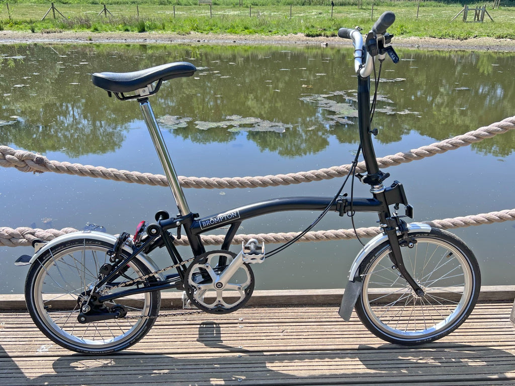 Brompton M3L 3-Speed Folding Bike - Matte Black - Great Condition