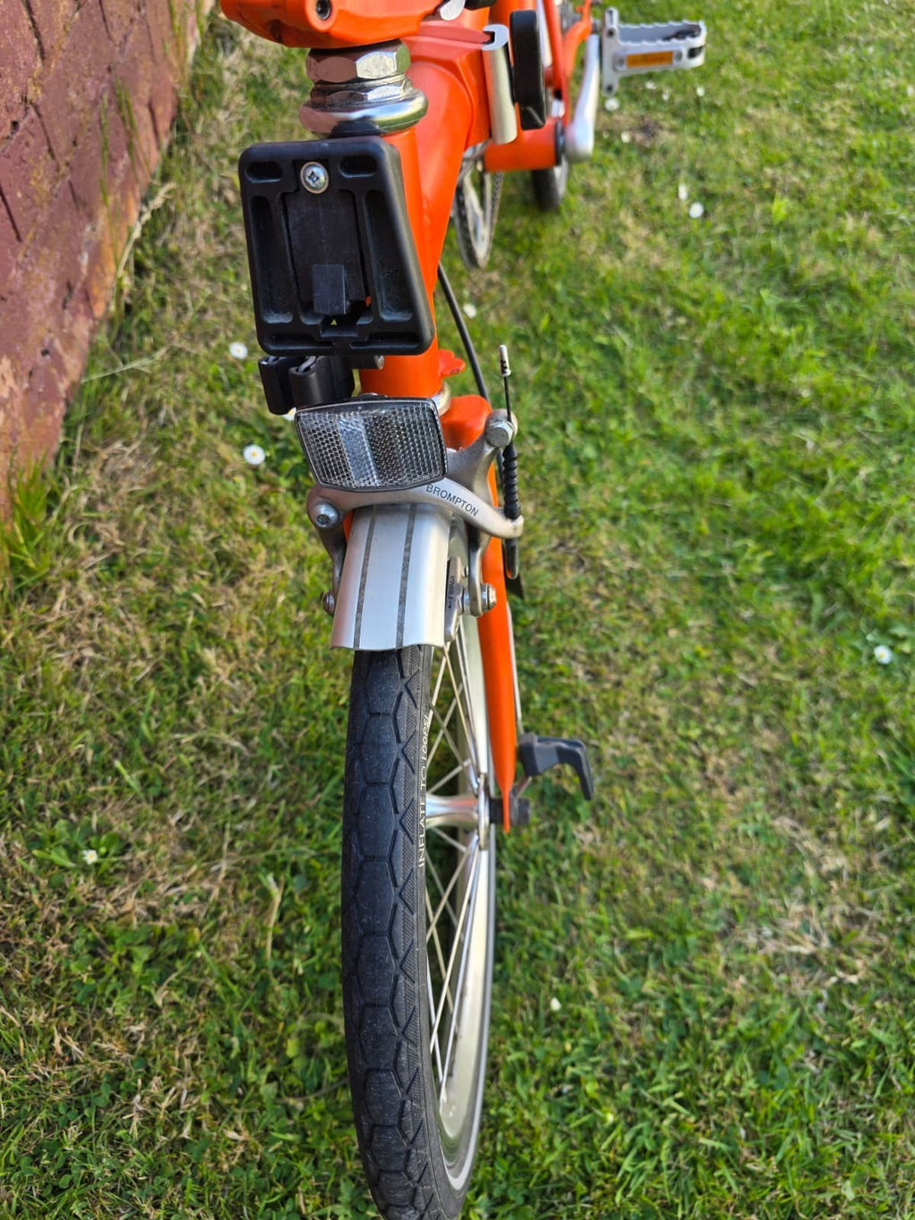 Brompton M6L Folding Bike - Orange Speed