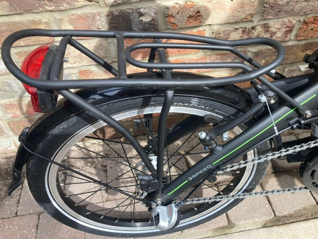 Dahon Vybe i3 20" Wheels 12.9 kg Compact Unisex Matt Black Folding Bike.