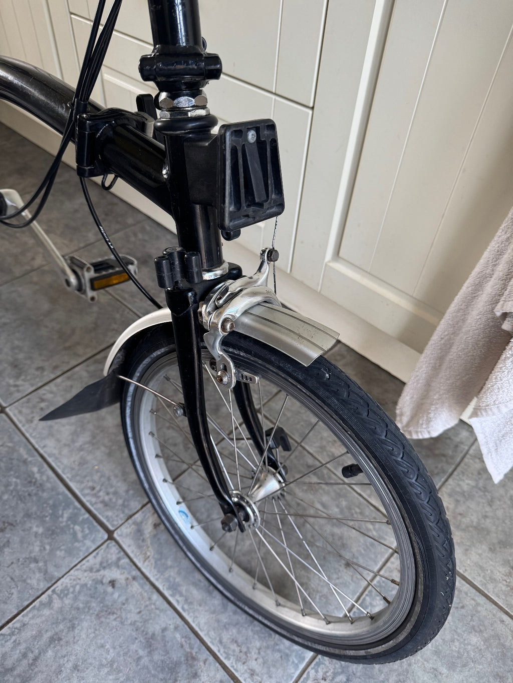 Brompton Folding Bike | 5 speed M5L in Jet Black , Used Bicycle, original box