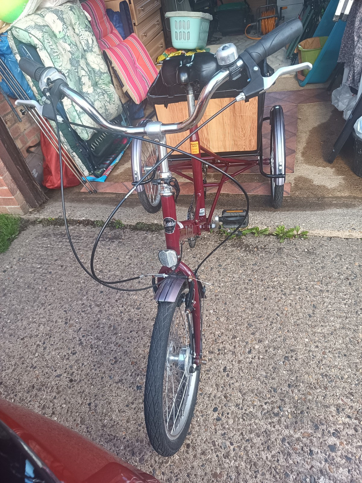 Pashley Tri-1 Tricycle Trike Folding 3-Wheel Bike Free Delivery Norwich