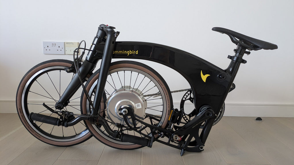 Hummingbird (now Prodrive) Carbon Fibre Folding bike with Zehus hub