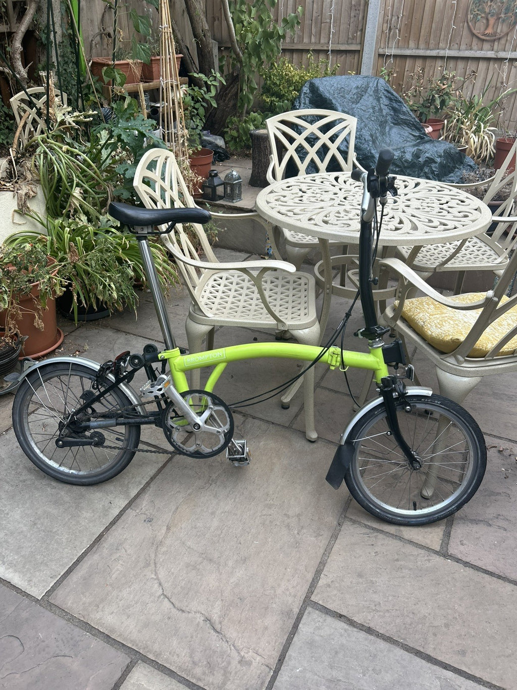 2018 Brompton M3L Folding Bike - Lime Green - Premium Bundle with 2x S-Bags