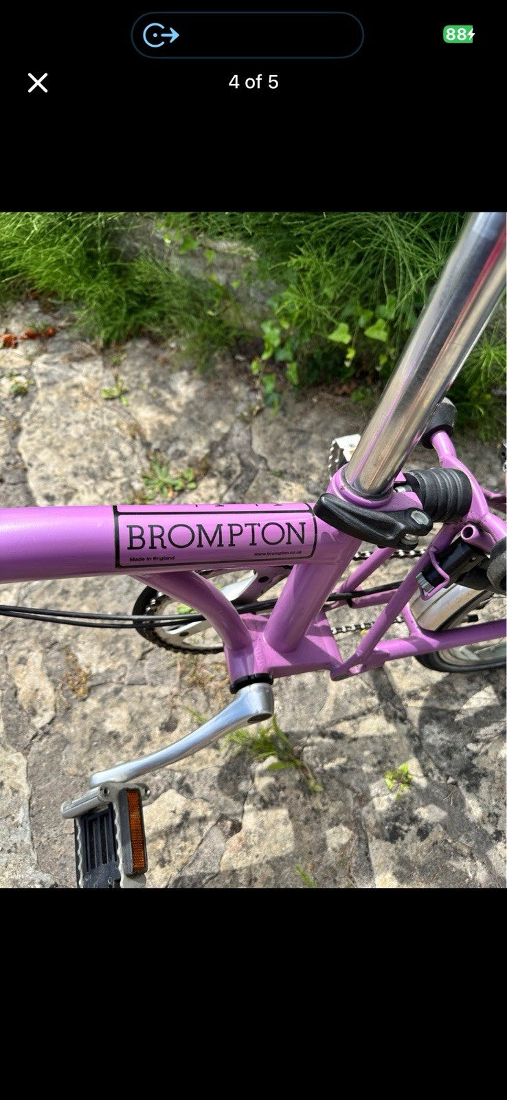 Brompton S2L Folding Bike With 3 Speed Conversion