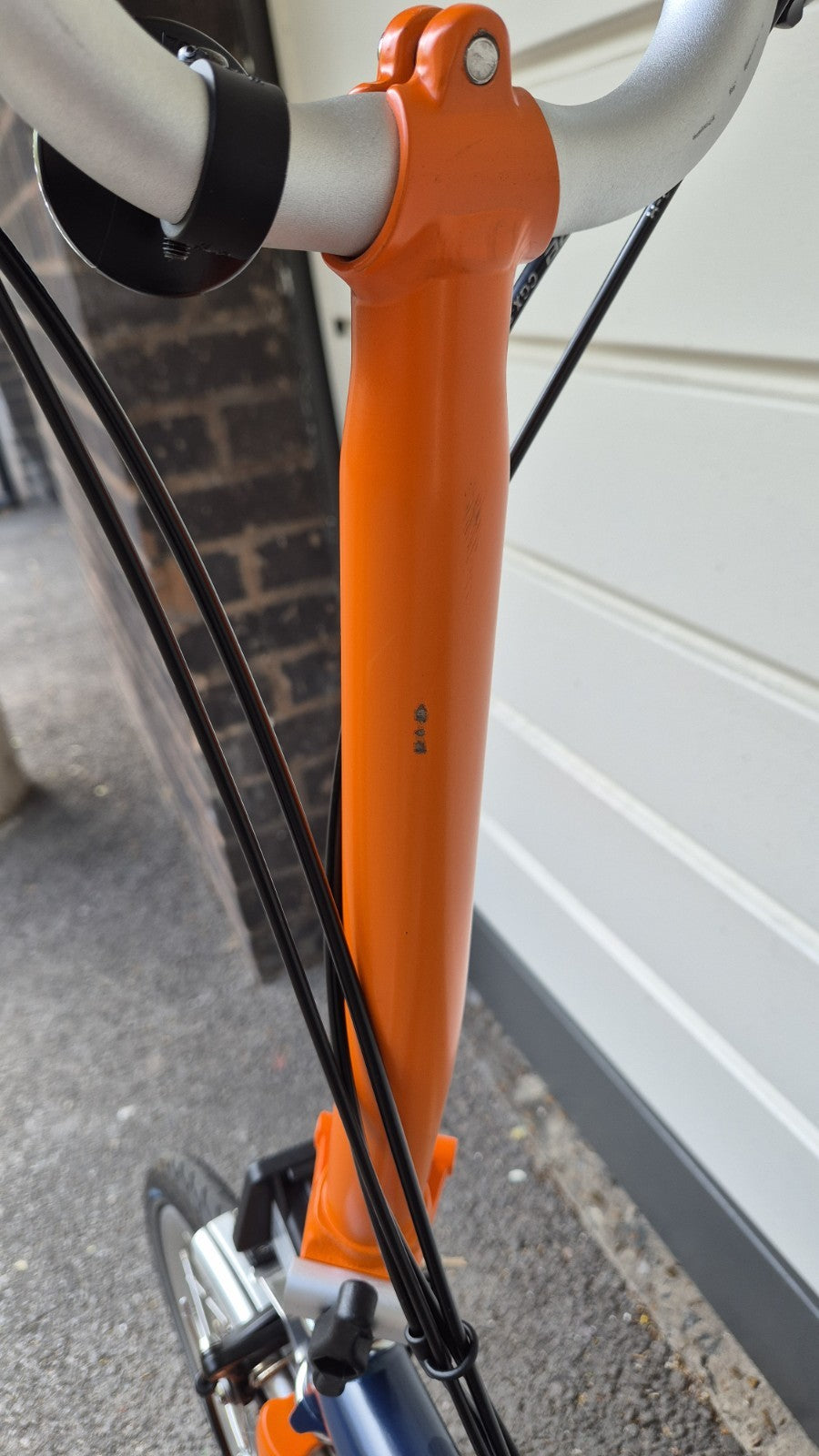 Brompton  C Line Explore, 6-Speed (H6R), Blue & Orange, 2021 (with extras)
