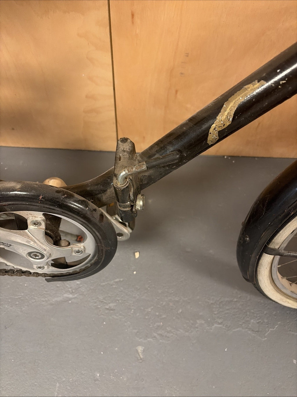 Vintage Folding Bike Girls and Ladies