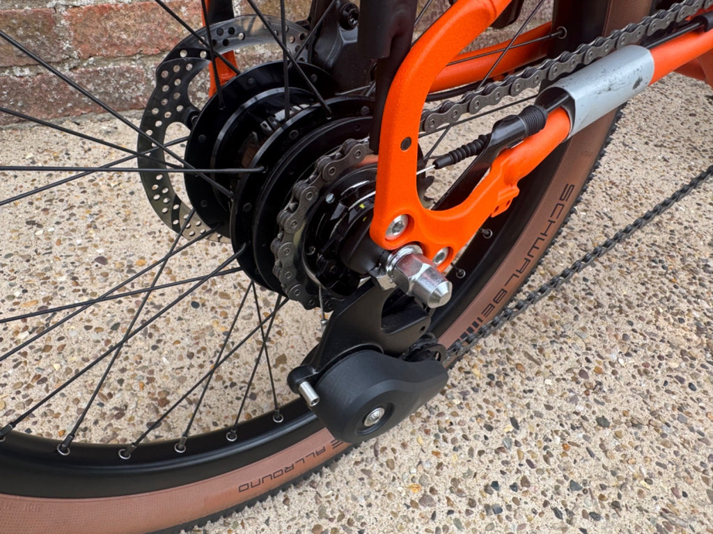 Brompton G Line Folding Bike - Small - Roller Frame - 8 Speed Alfine - Mudguards