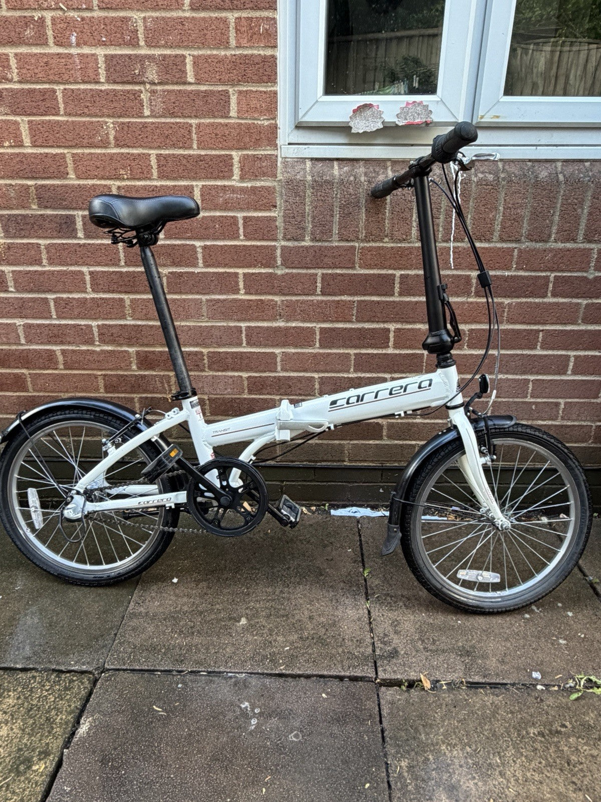 Carrera Folding Bike Transit Edition 20 Wheels 3 Speed Excellent Condition Used