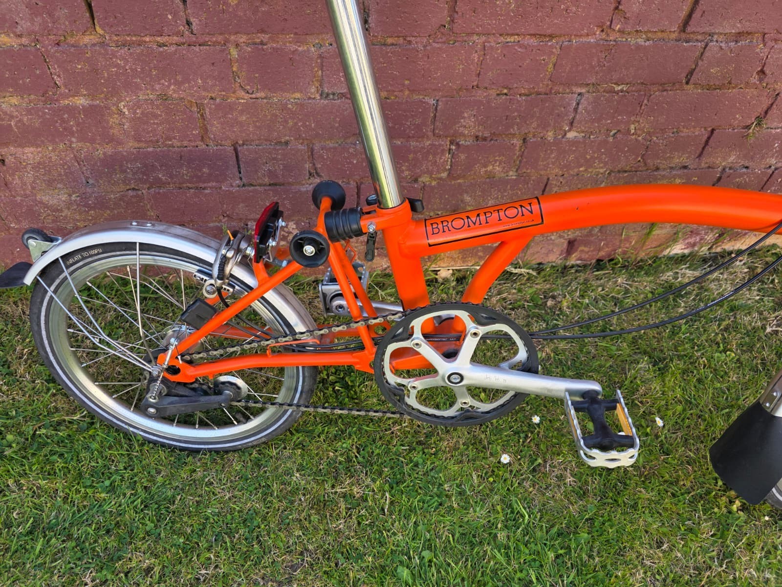 Brompton M6L Folding Bike - Orange Speed