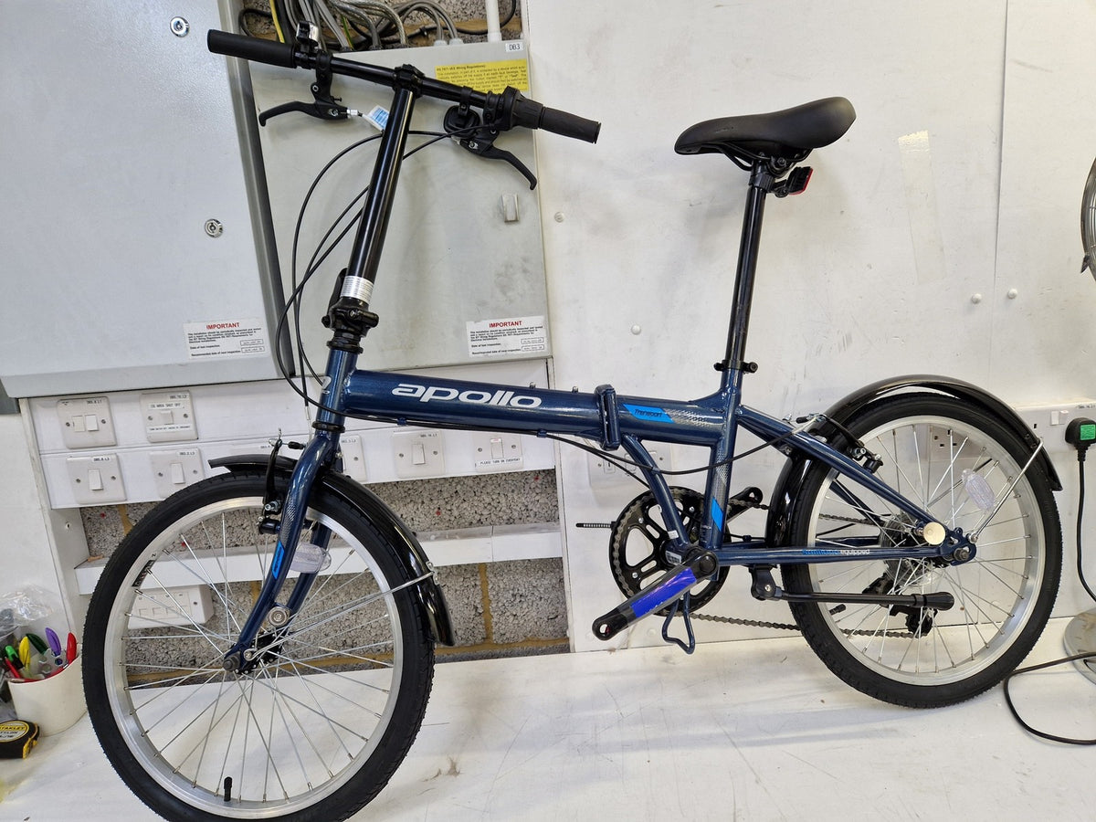 Apollo Transport 20in-Wheel 6-Speed Unisex Folding Bike - One Size - Navy A