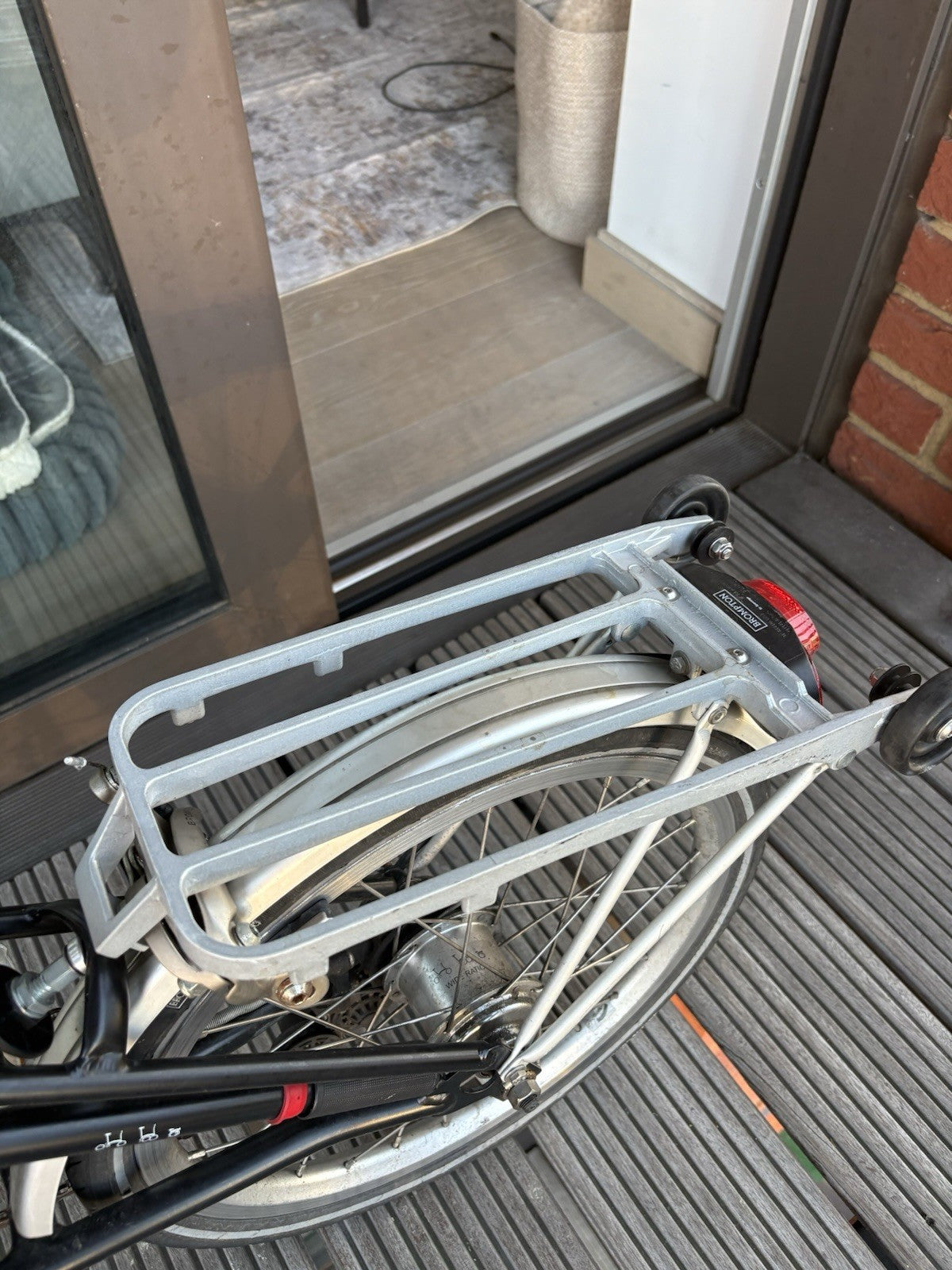 Brompton C Line 6-Speed (2015, M6L config) — Touring Handlebar, Brooks Saddle