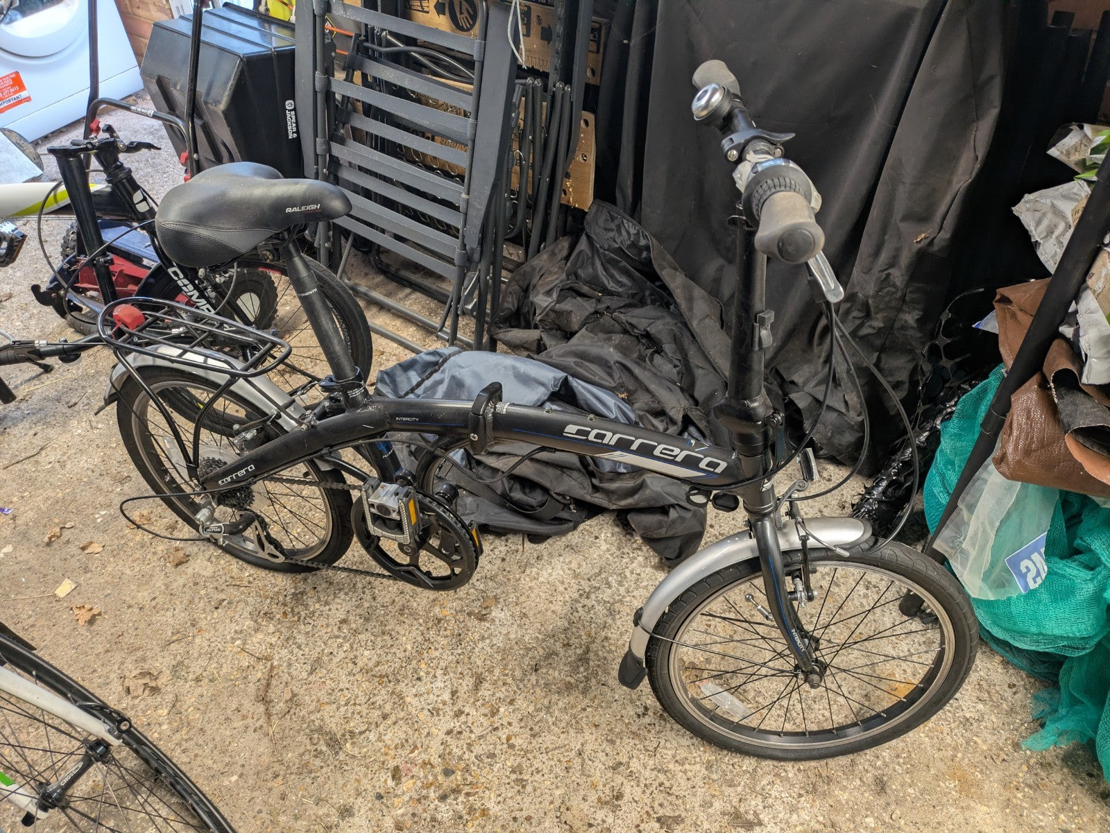 Carrera Intercity Folding Bike 20”wheels 8 Speed Shimano.