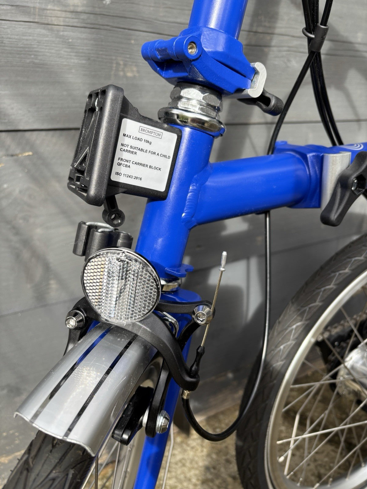 Brompton C Line 6 Speed Urban Folding bicycle in Piccadilly Blue - NEW UNUSED