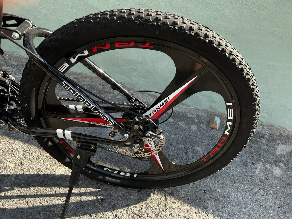 TRIOBLADE 650 B 26 Inch Folding Mountain Bike 21-Speed Foldable Mountain Bicycle