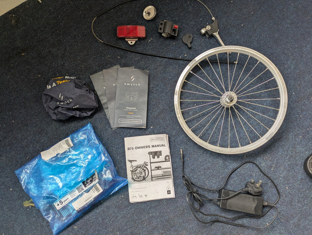 Brompton B75 With Swytch Pro Gen 2 Kit Both 2021. Needs Maintenance And Fixing
