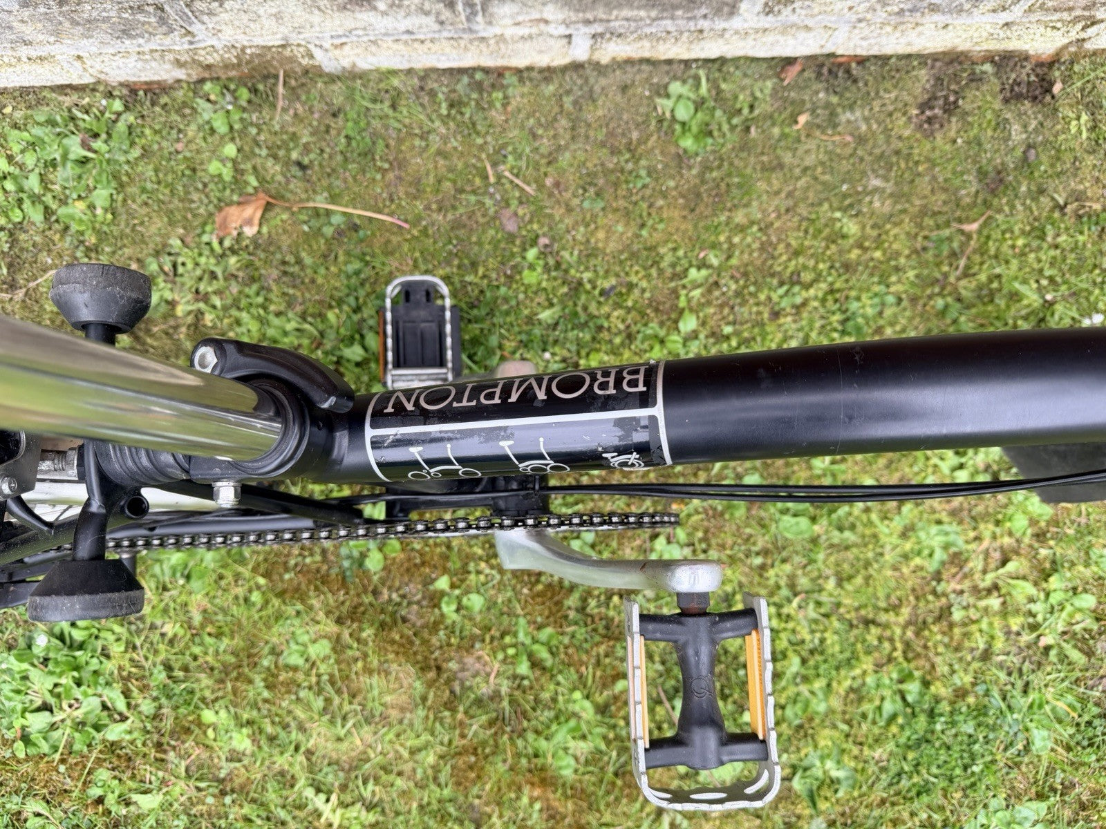 Brompton M3L Black Folding Bike, 3 Speed, Great Condition